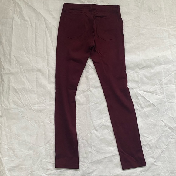 Bebe Burgundy Jeggings - Picture 3 of 4